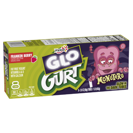 Go-GURT 8-count Franken Berry Yogurt, front of the product