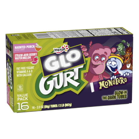 Go-GURT Haunted Punch & Strawberry Watermelon, front of package