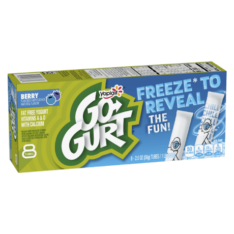 Go-GURT Berry Yogurt, front of the product